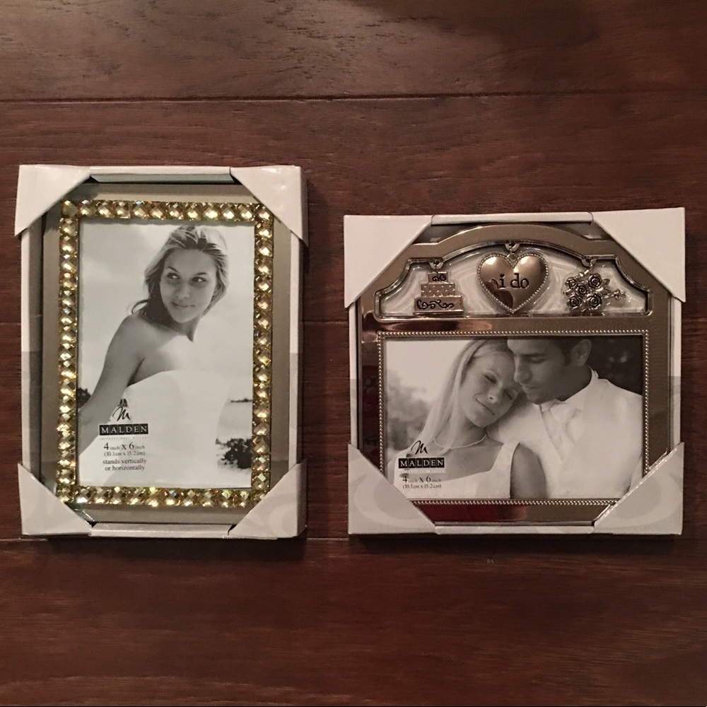 Two picture frames - wedding